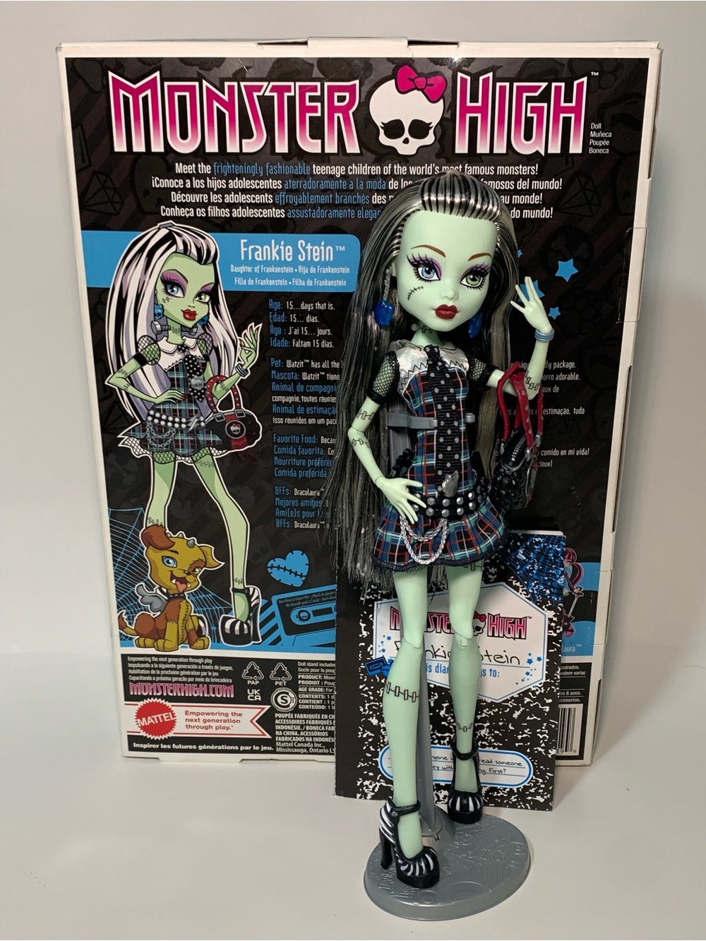 Monster High Frankie Stein Boo - original Creproduccion